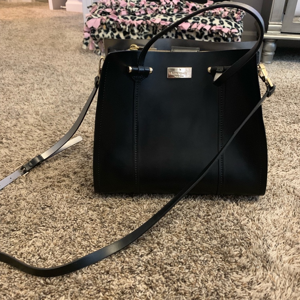 Black Kate Spade crossbody bag